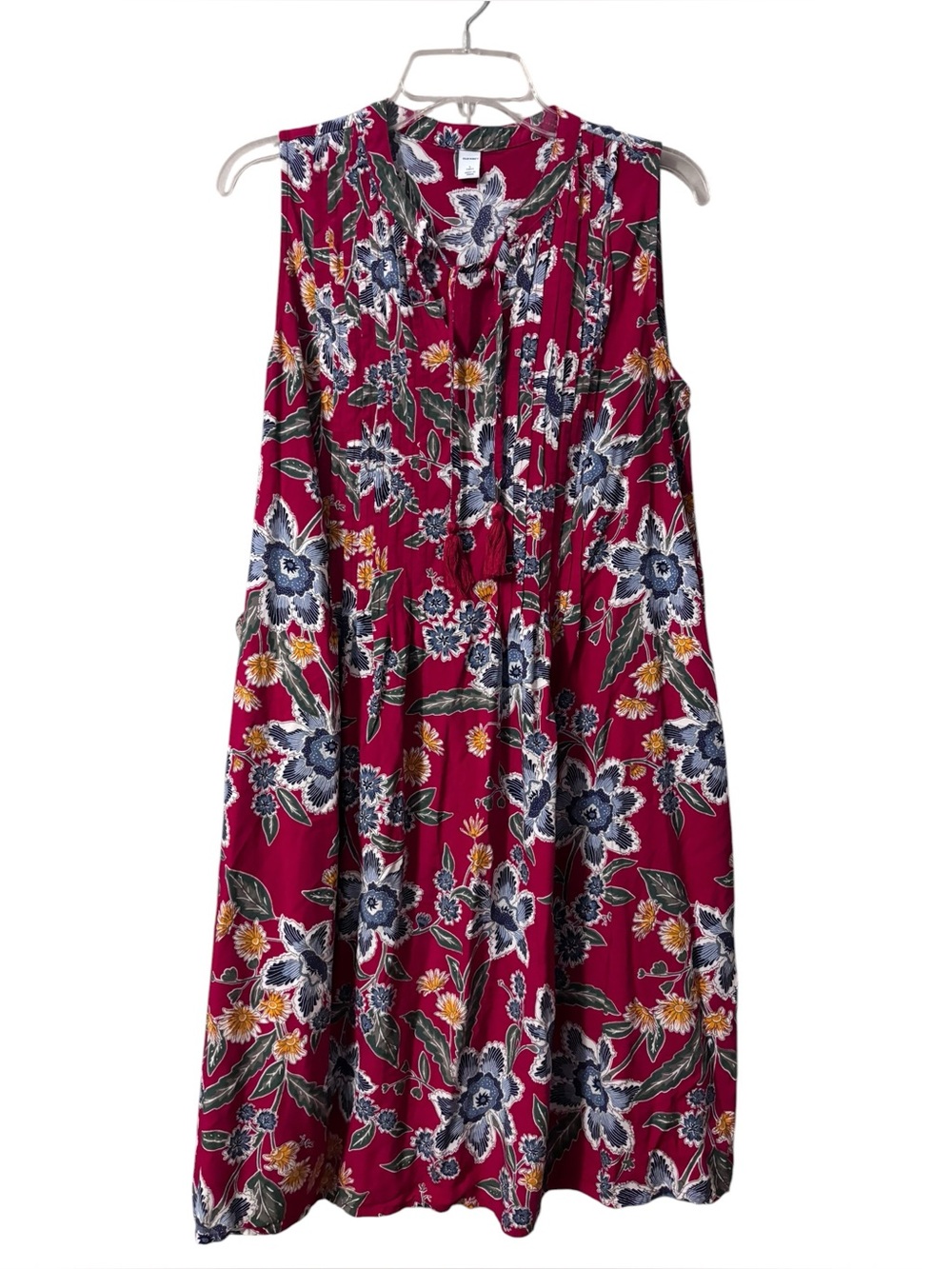 Old Navy sleeveless floral rayon sundress size L